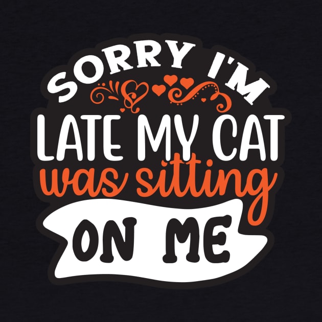 sorry i'm late my cat was sitting on me by BlueSkys